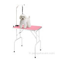 Table de toilettage pour chats de chien pliable réglable